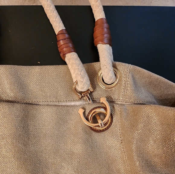 ××HP!!×× Michael Kors Nautical Gold Tote - Picture 13 of 16